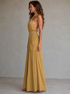 Women's Backless Wide-Leg Jumpsuit