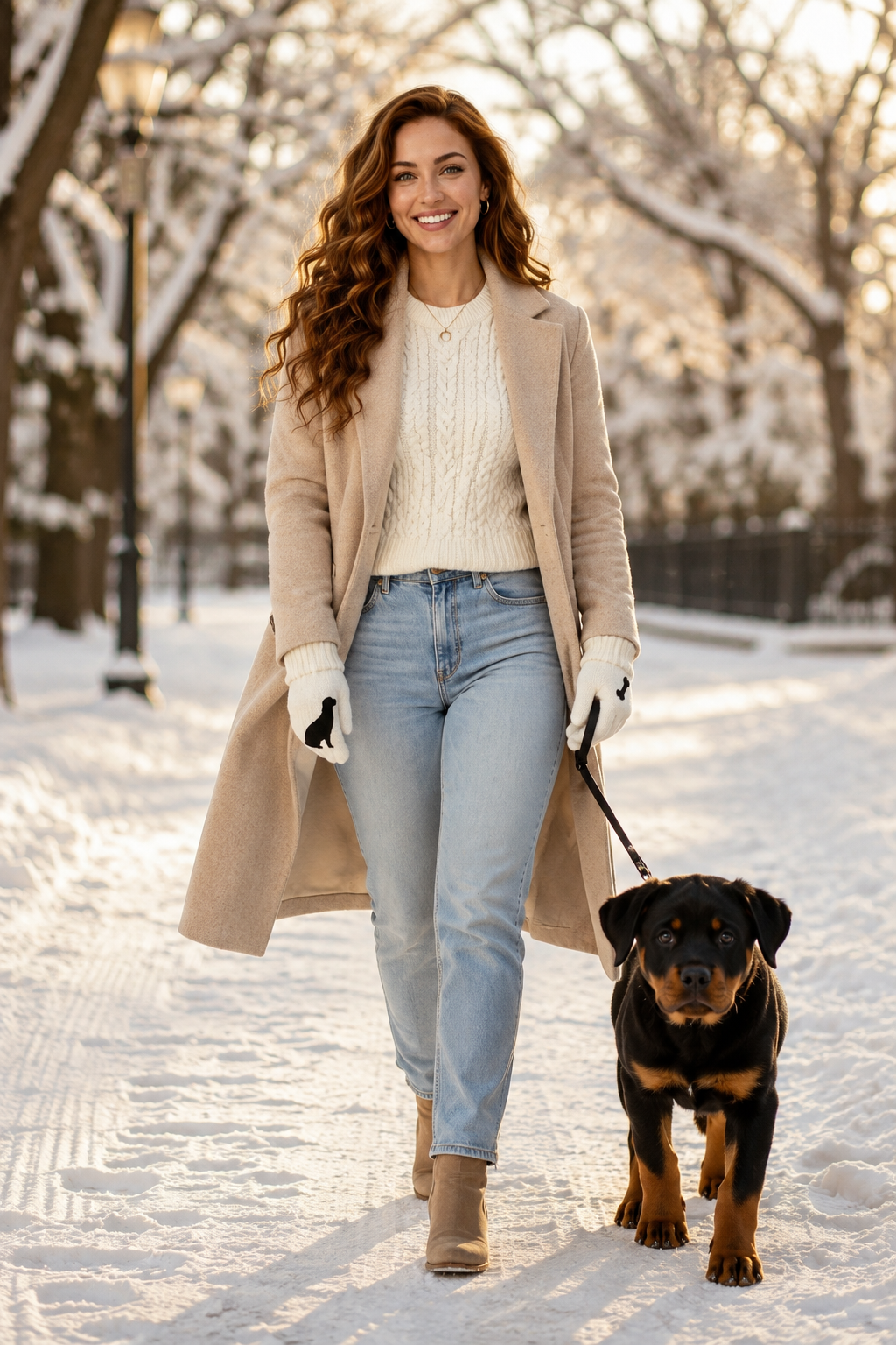 Paws & Bone Knit Gloves