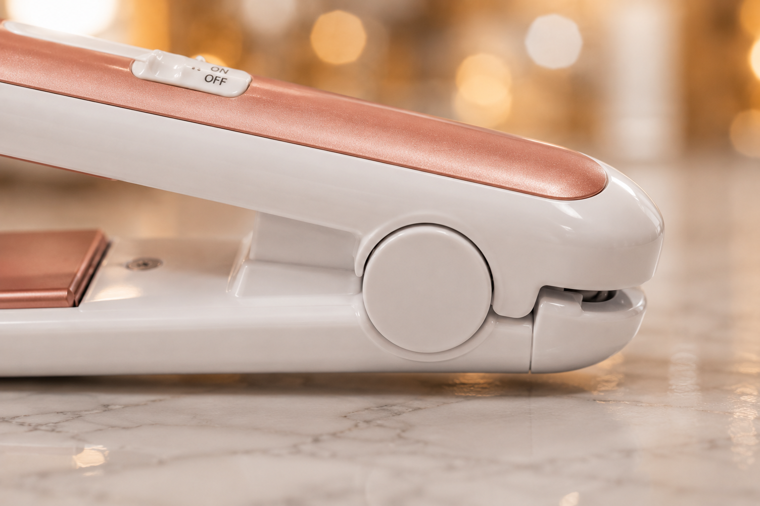 USB wireless charging hair straightener
