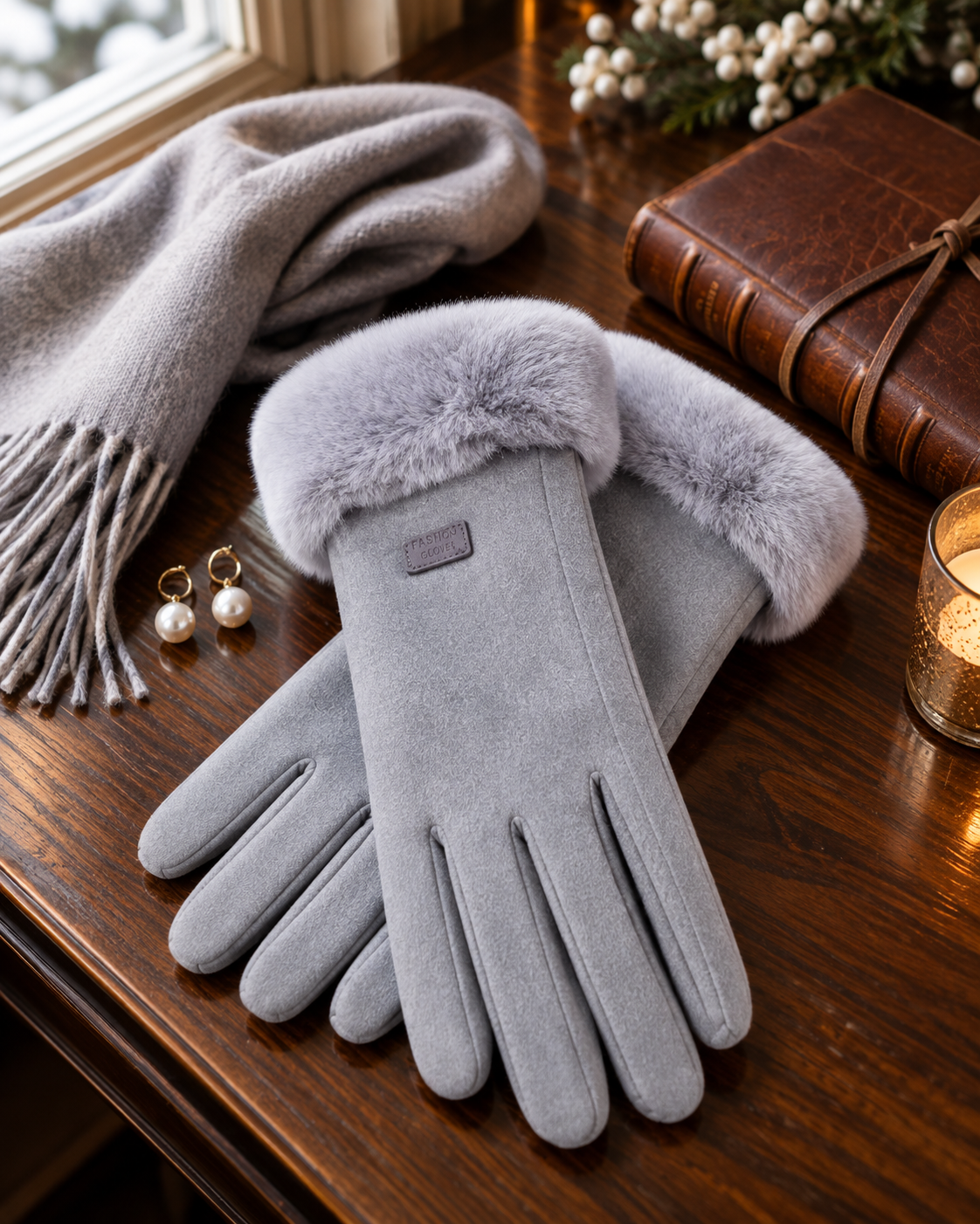CozyChic Velvet Gloves