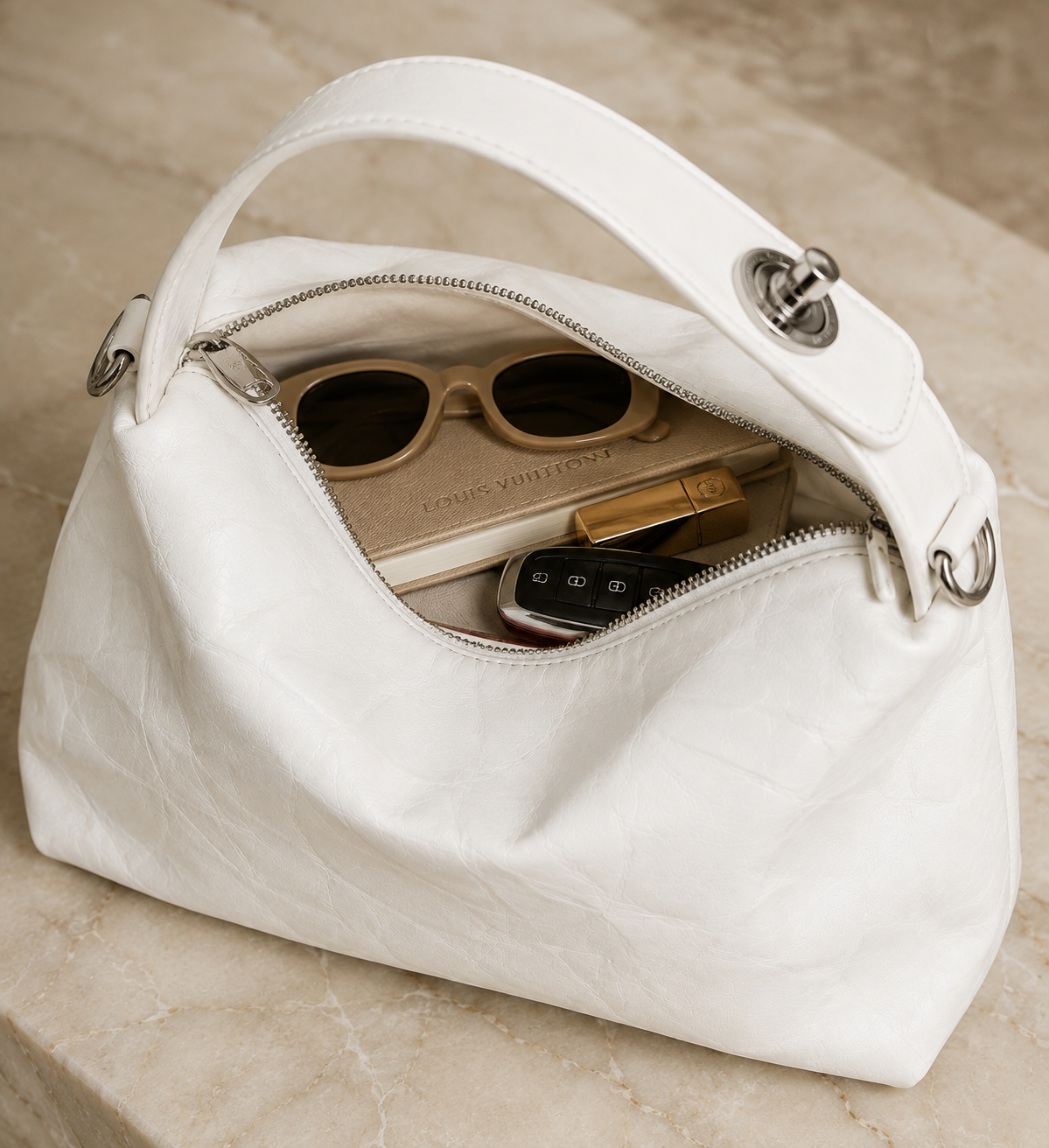 Chic & Sleek Leather Tote