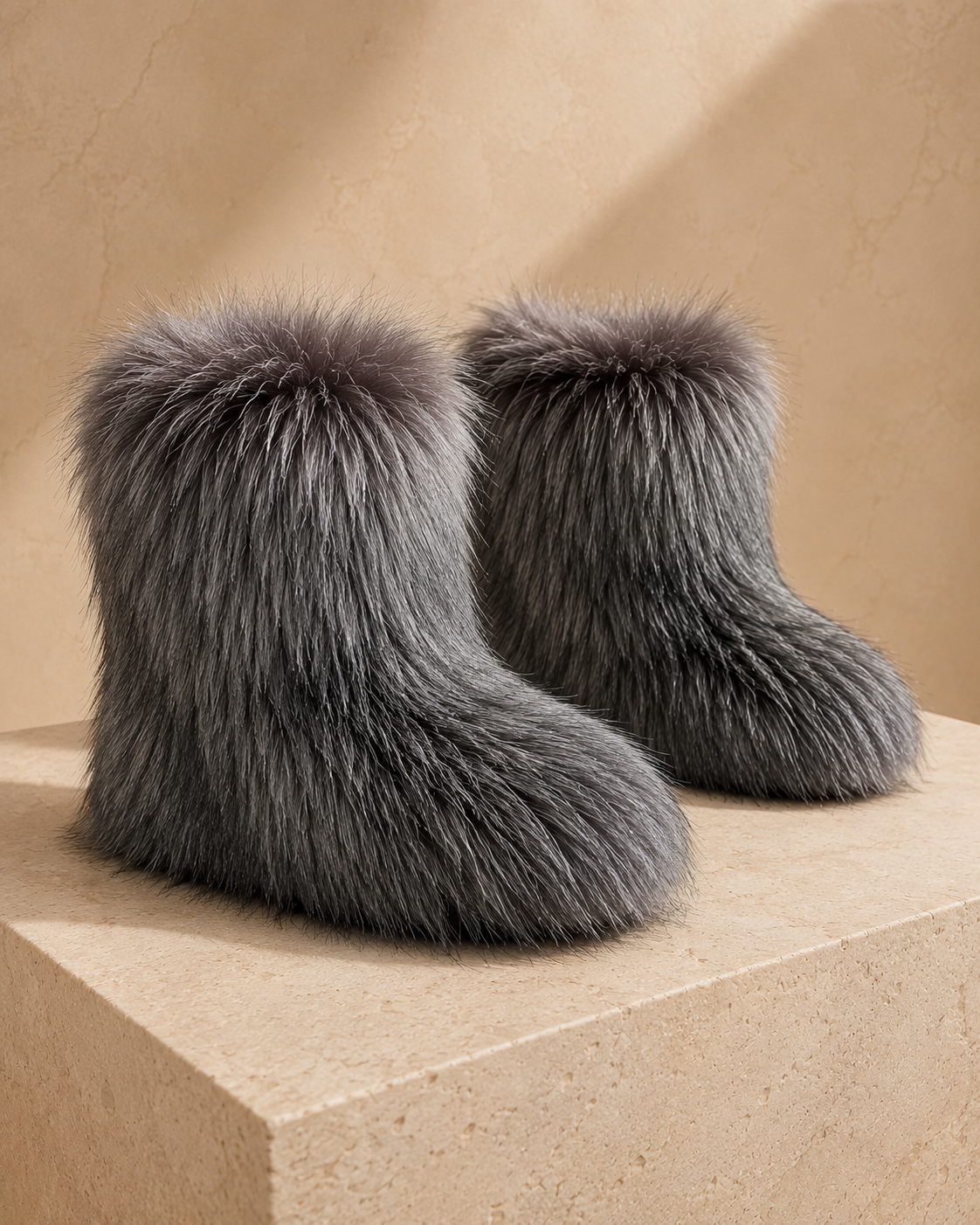 Fluff & Style Fur Booties