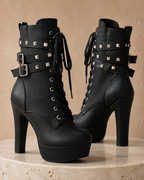 Velvet Edge Heels