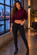 Fleece-Lined Hooded Sweatshirt