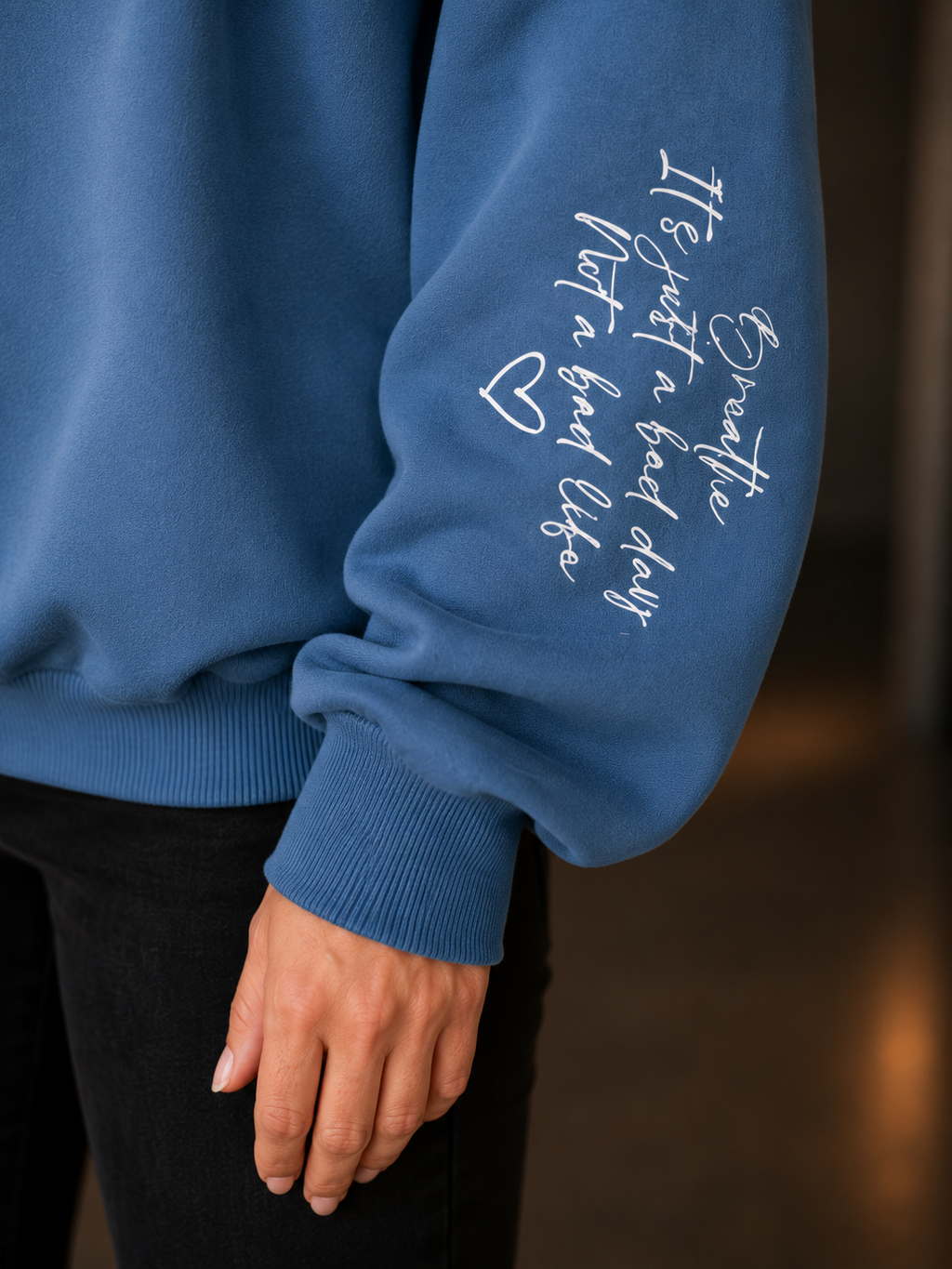 Women's Trendy Round-Neck Style Sweatshirt