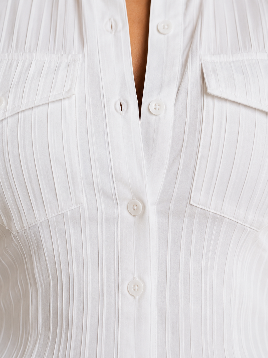 Fashionable French-Style Pocket Shirt