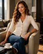 Women's Short-Sleeve Knitted Top