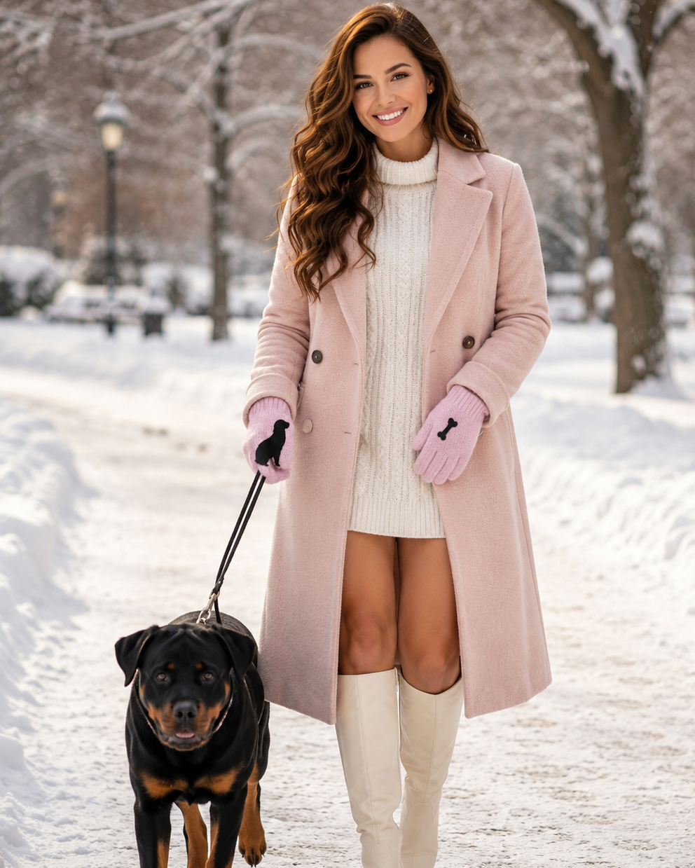 Paws & Bone Knit Gloves