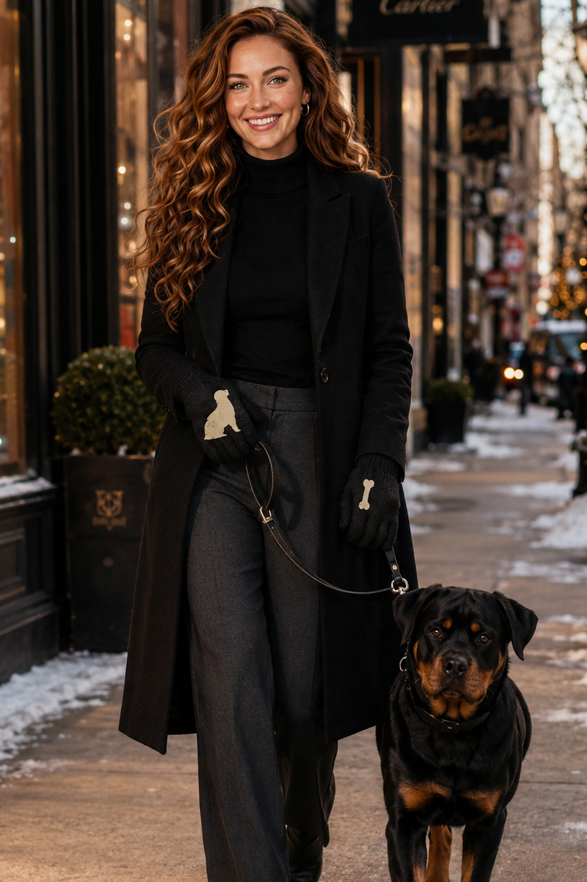 Paws & Bone Knit Gloves