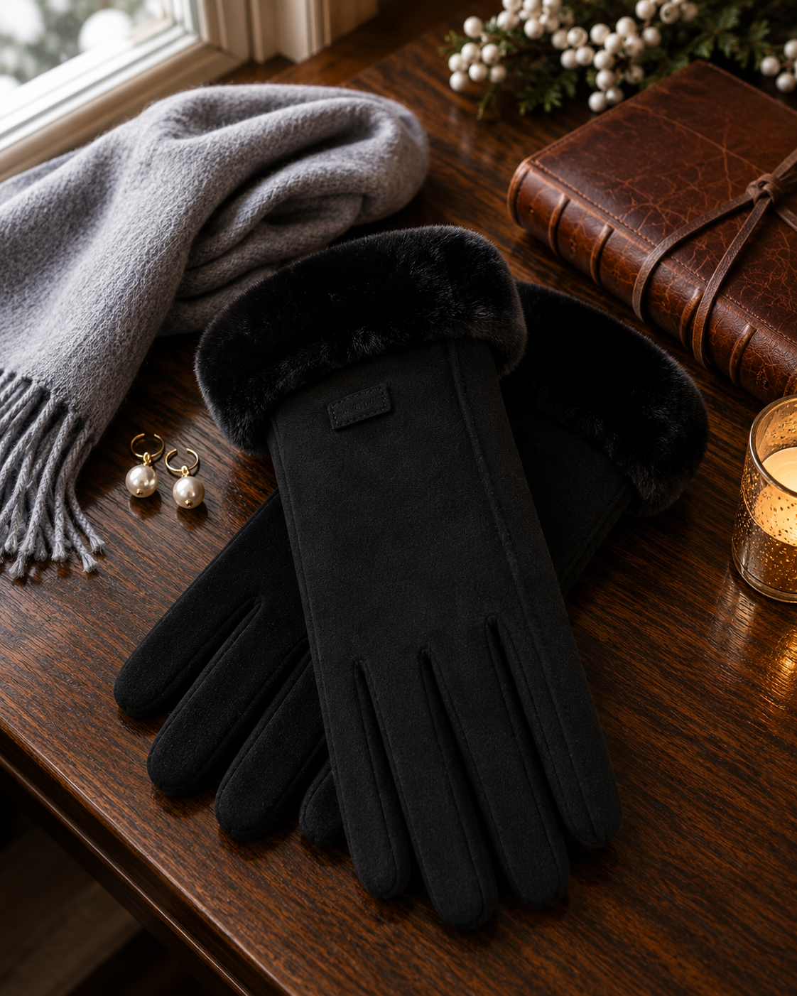 CozyChic Velvet Gloves