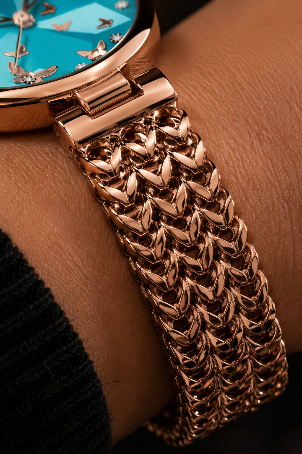 Women's Steel Band Waterproof Watch