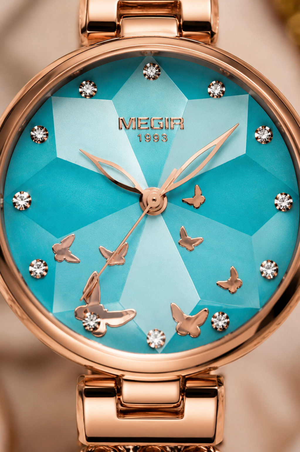 Women's Steel Band Waterproof Watch