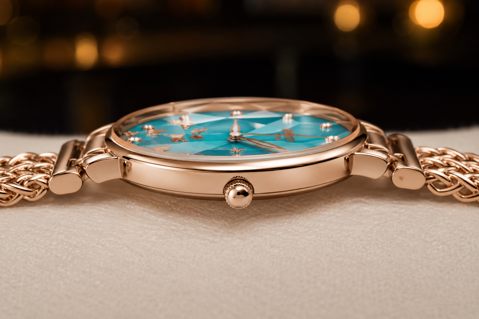 Women's Steel Band Waterproof Watch