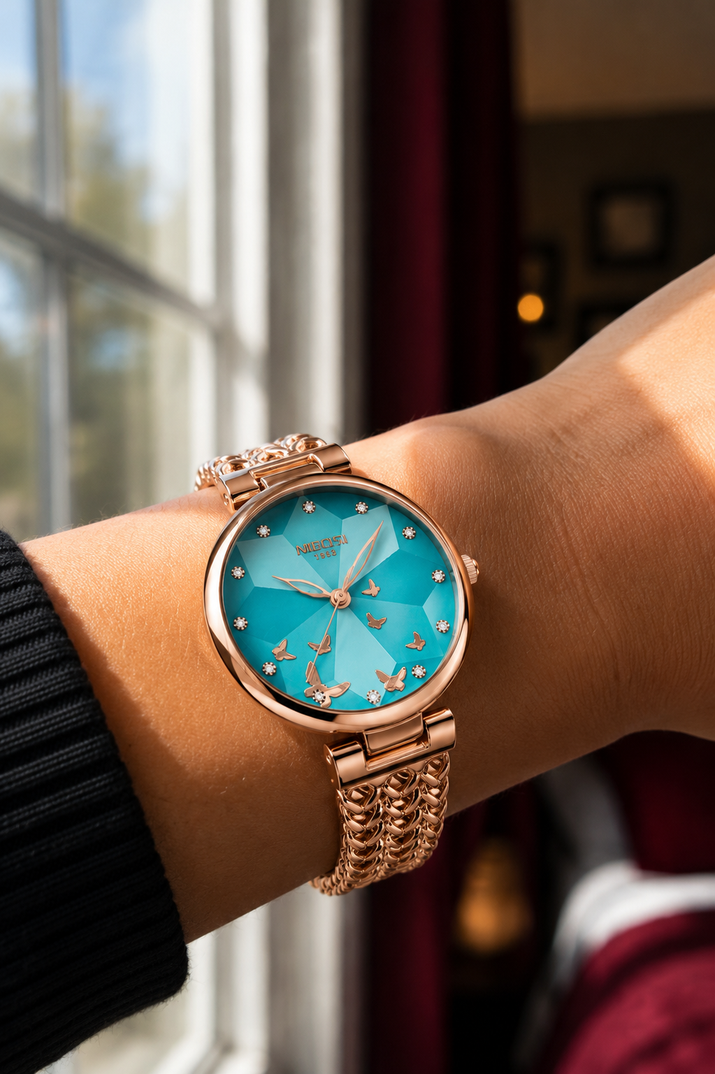 Women's Steel Band Waterproof Watch