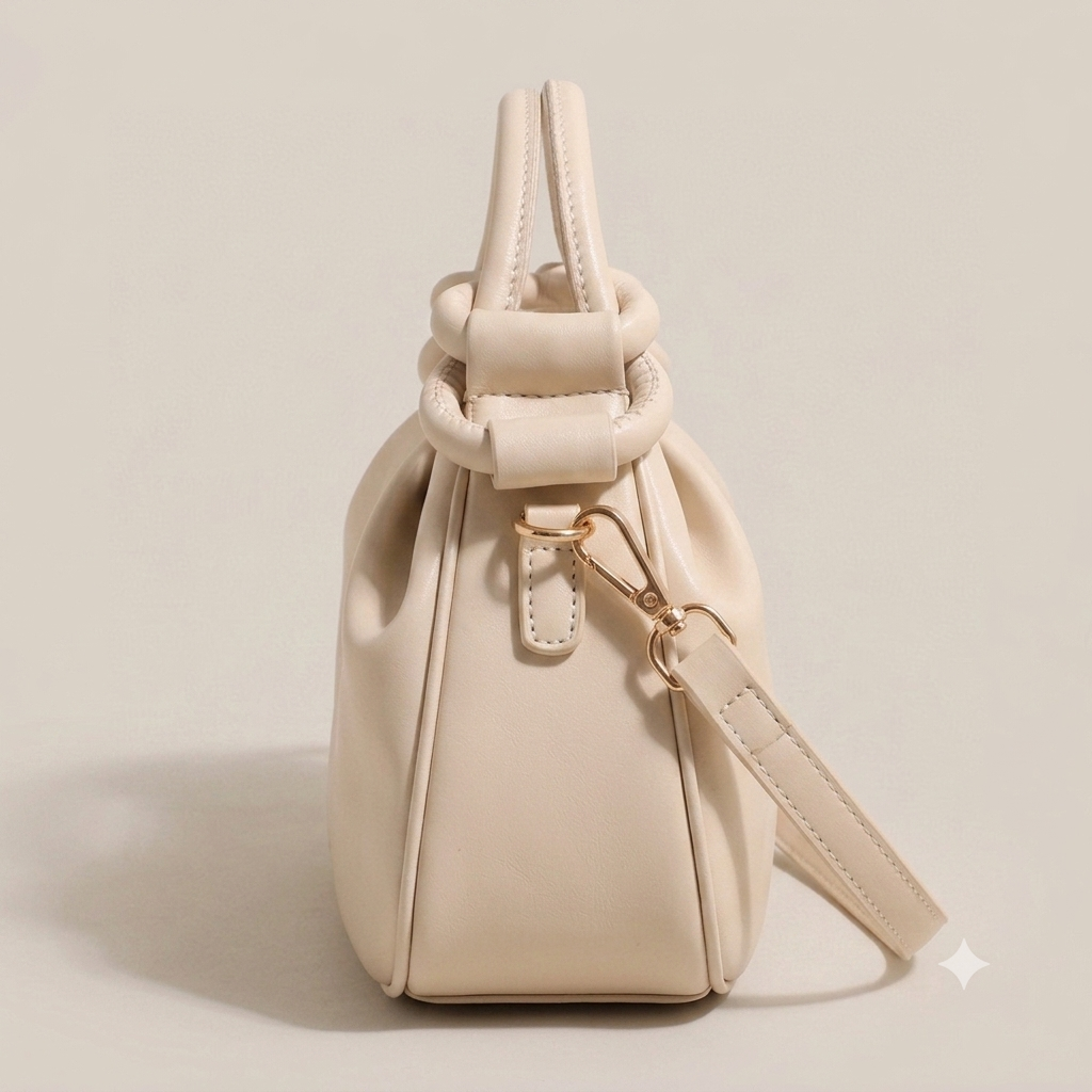Pleated Cloud-shaped Versatile Casual Crossbody Bag