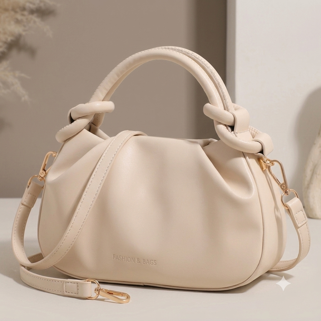 Pleated Cloud-shaped Versatile Casual Crossbody Bag