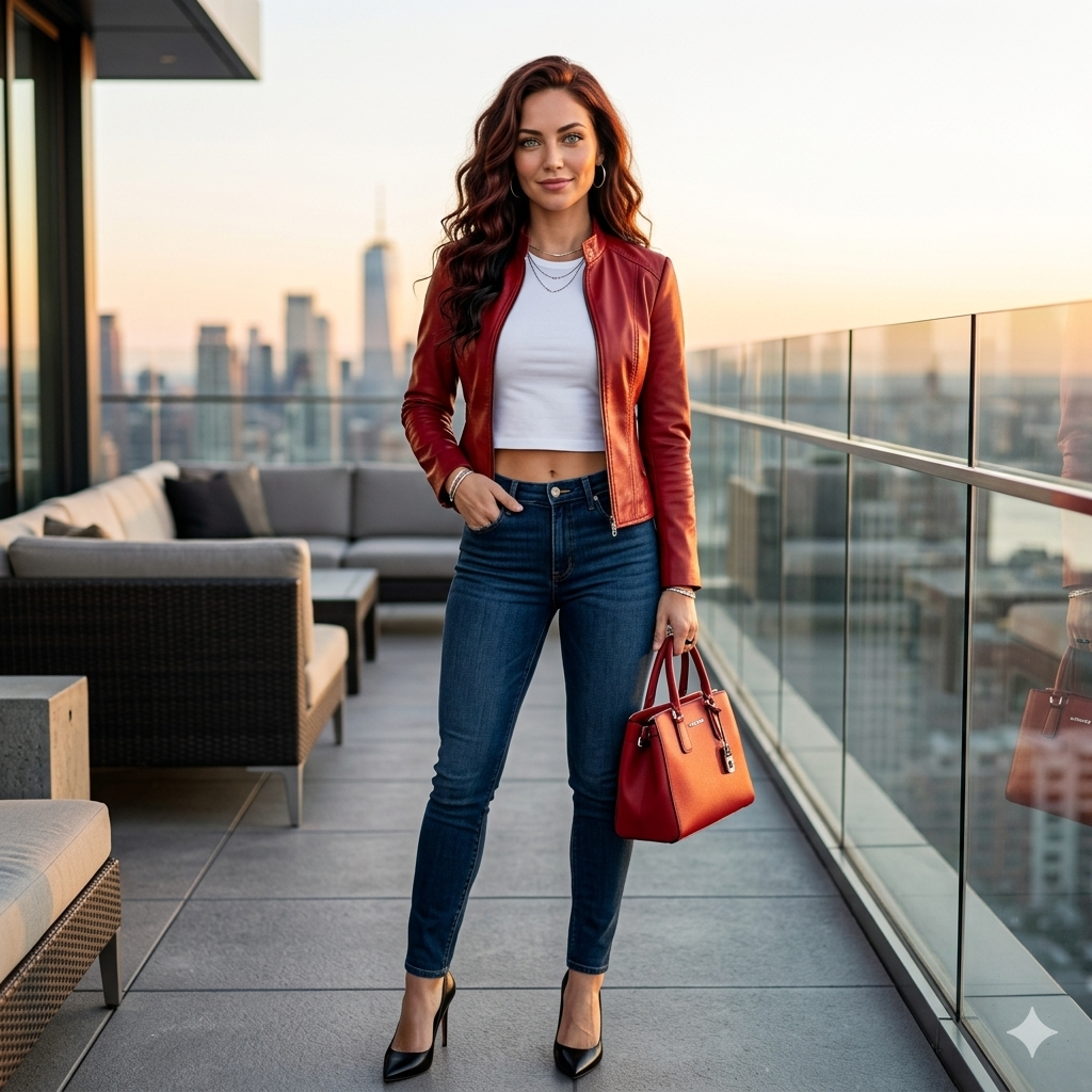 TrimCraft Leather Jacket