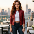 TrimCraft Leather Jacket